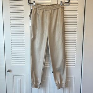 Aritiza vegan leather joggers